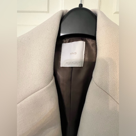MANGO tan Tailored Coat! - Picture 4 of 5
